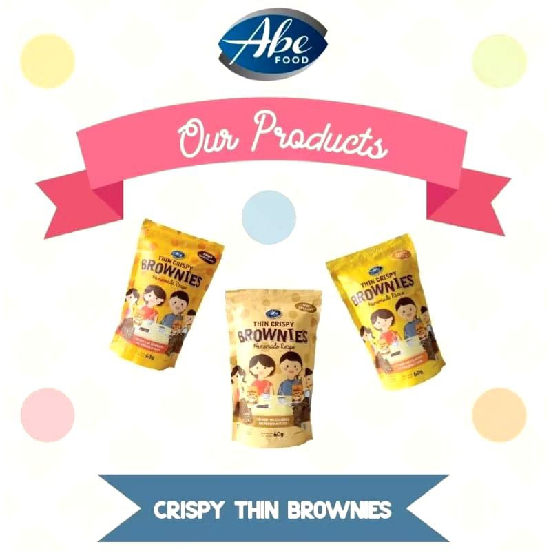 

ABE FOOD THIN CRISPY BROWNIES|BROWNIES CRISPY