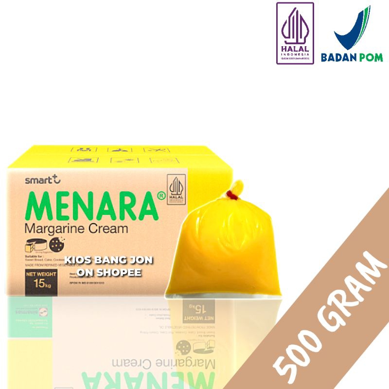 

Menara Margarin Krim Repack 500 Gram