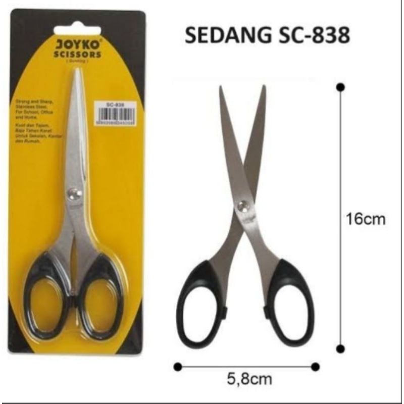

gunting joyko sc-838 stenless steel terbaik/original gunting joyko sc-838
