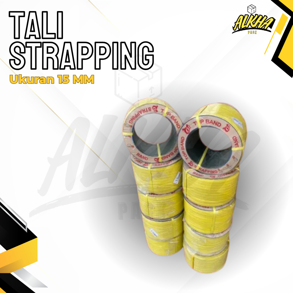 

Tali Packing Strapping Band Tali Banding Tali Klem 15 MM