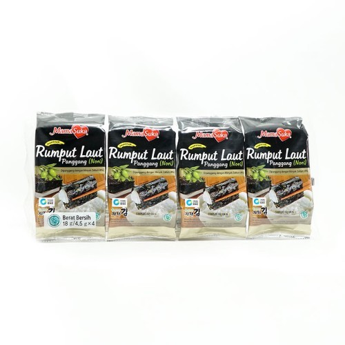 

Paket 10 pack rumput laut mamasuka 4,5 gram rasa original