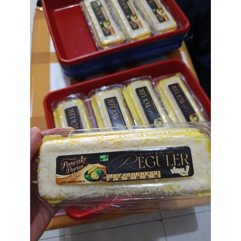 

Pancake Durian Nias Roll frozen berat 315g viral kirim instan