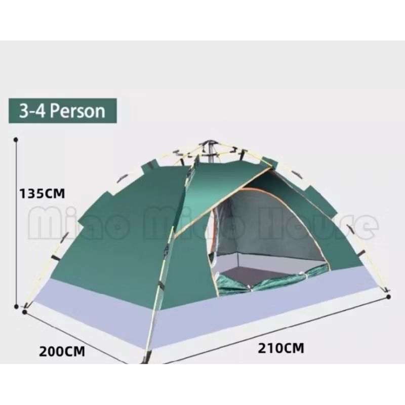 Tenda Camping Tenda Luar Ruangan Otomatis