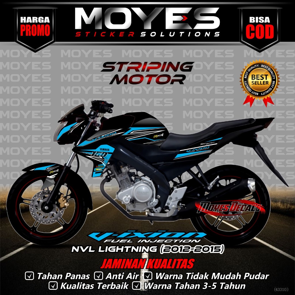 Striping Vixion NVL - Decal Vixion NVL - Stiker Vixion NVL - Decal Stiker Vixion NVL 2012-2015 Racin