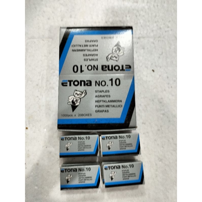 

STAPLES HD NO.10 ANAK HEKTER NO 10 merk ETONA anak Hekter kecil anak Hekter mini