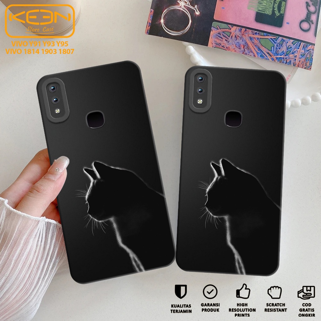 Case Vivo 1811 - Casing Hp Vivo 1811 Motif Kucing - Softcase Vivo 1811 - Softcase Hp Vivo 1811 - Cas