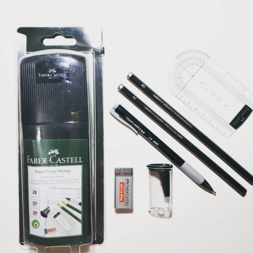 

PAKET UJIAN MANTAP PENSIL 2B FABER CASTELL UJIAN STANDAR SET ISI 6