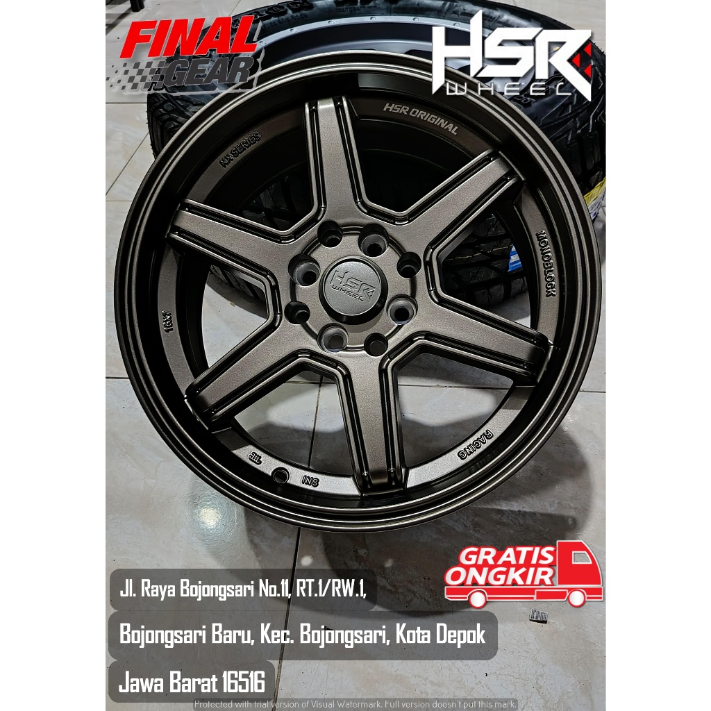 velg mobil model palang r16 tipe hsr minas r16 pcd 4x100 & 4x114 .velg mobil berkualitas