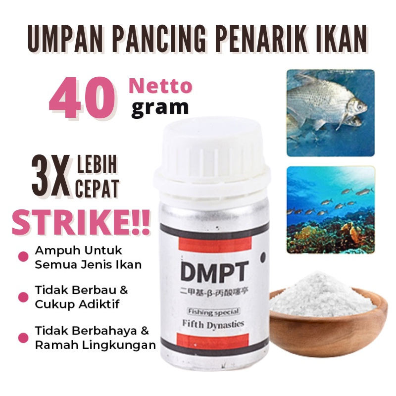 Original DMPT Umpan Pancing Bubuk -Stimulant Penarik Ikan Umpan Pancing ampuh