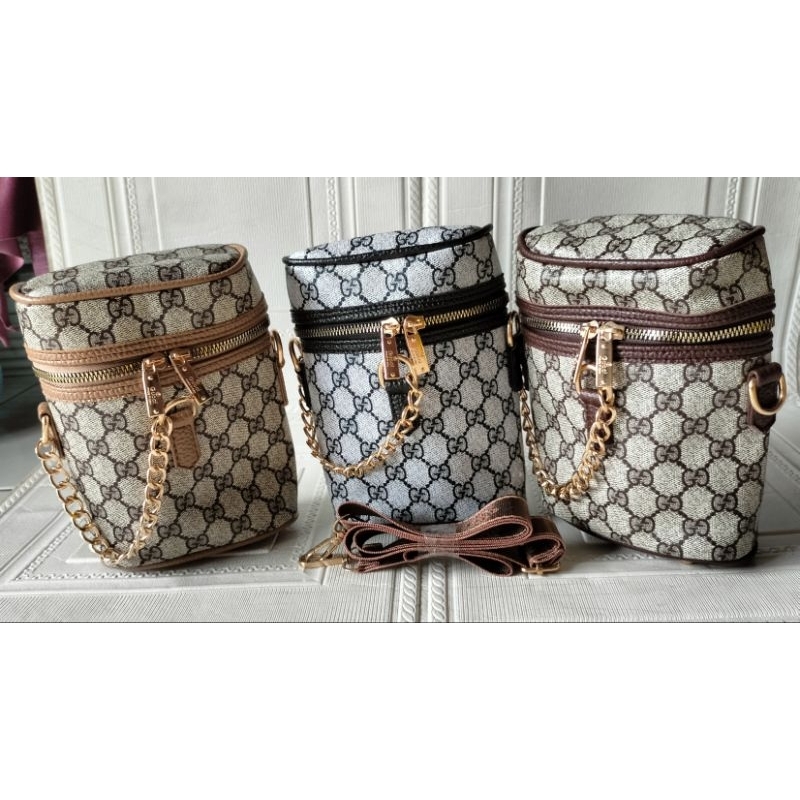Tas Gucci Rantai sling bag muat hp dan dompet