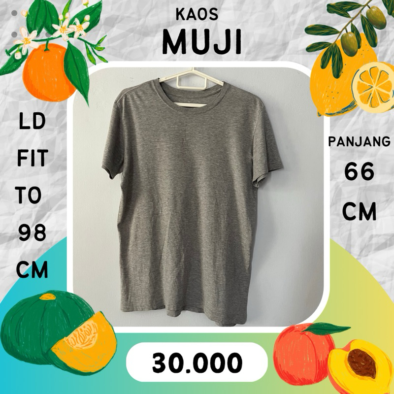 Muji Kaos Preloved