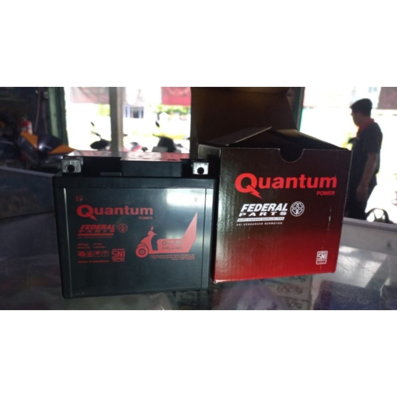 Aki Accu TERLARIS TERMURAH ORIGINAL FEDERAL  GTZ6V MF (5 Ah) - Aki Motor untuk Motor Beat Pop esp IS