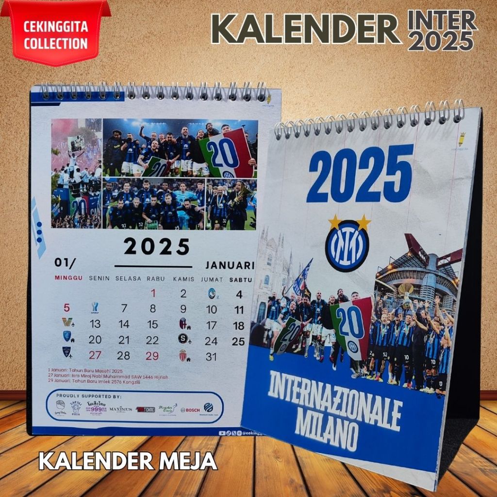 

Kalender 2025 Tema INTER MILAN