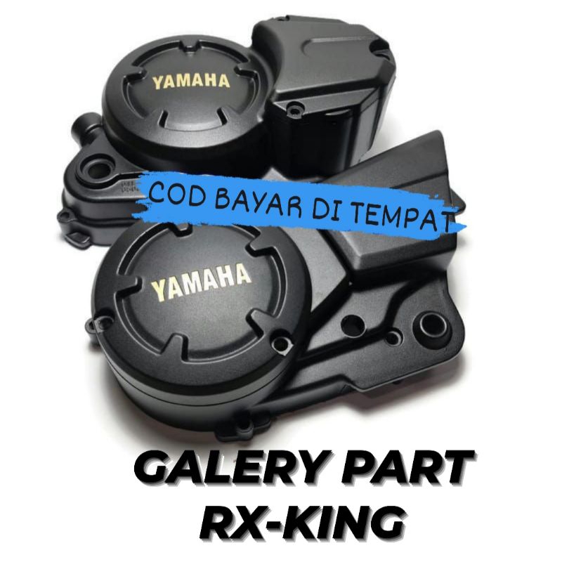Bak kopling Rx king new Bak mesin rx king new peredam kanan kiri Hitam Coating Pasir
