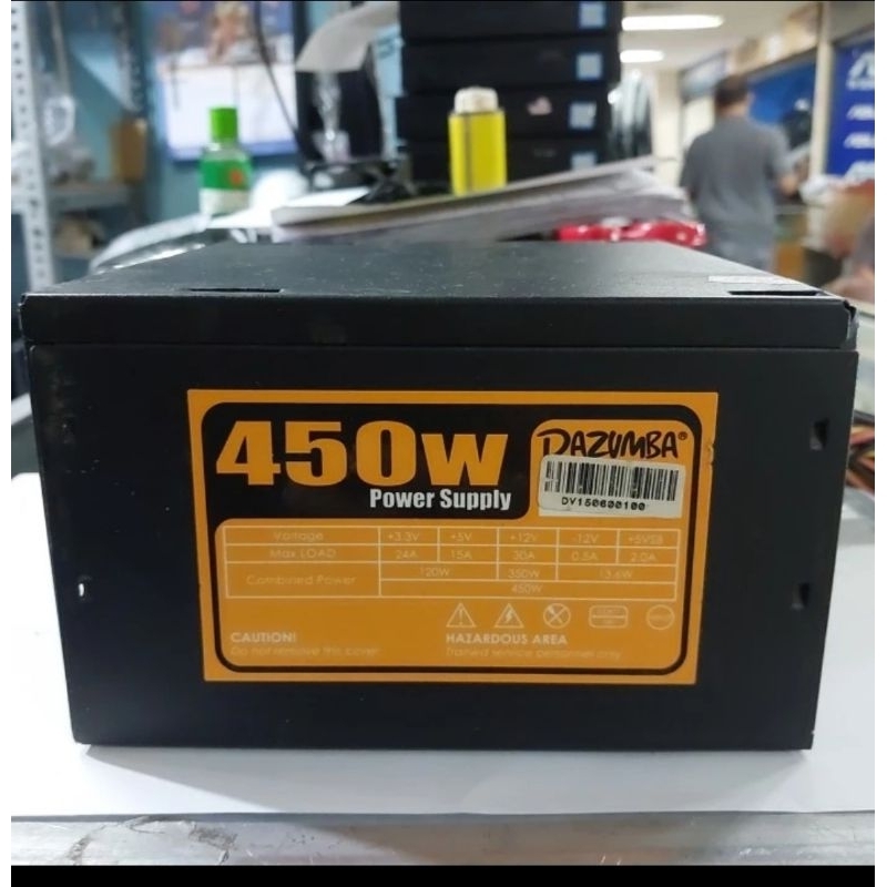 Power Supply PSU gaming Dazumba 450Watt