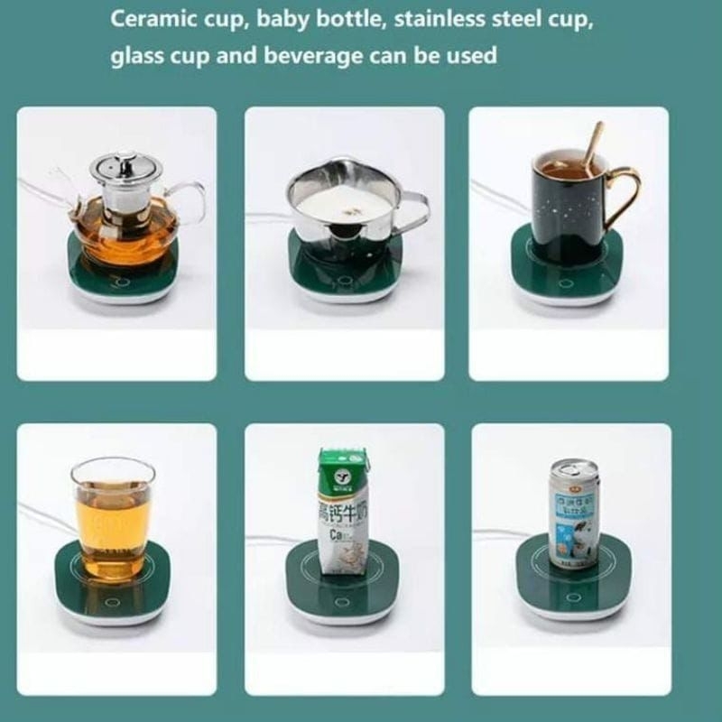 Set Mug Pemanas Cantik dan Elegan