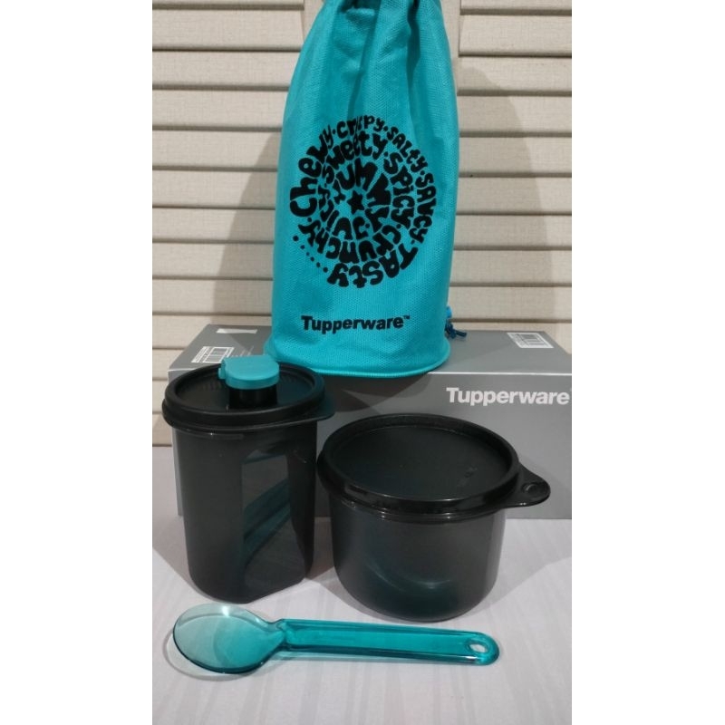 Ramadhan set/ramadhan set Tupperware/bekal Tupperware/Lolly tup tupperware/Tupperware hitam/Tupperwa