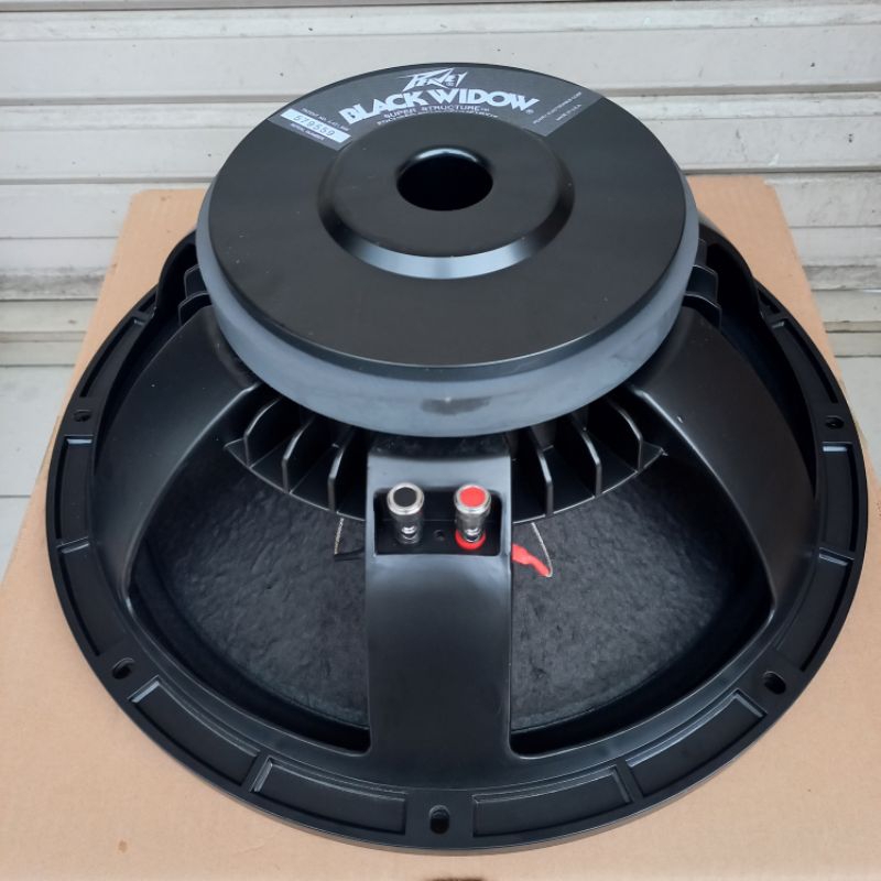 SPEAKER SUBWOOFER PEAVEY 18 INCH PEAVEY BLACK WIDOW 18 INCH VC 4 INCH DAUN ANTI AIR