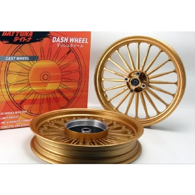 VELG RACING DAYTONA ORIGINAL VELG PALANG 20 185x14 & 215x14 VARIO 110 125 150 160 CBS BEAT SCOOPY GE