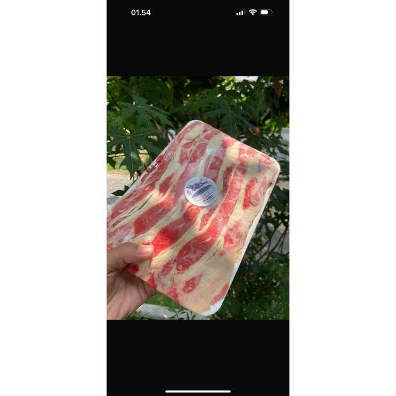 

Beef Slice Mix Fat 500 gram / Belly Fat Mix / Beef Grill Mix Fat / Daging Grill / Daging BBQ / Daging Halal / Beef BBQ / Daging Sukiyaki / Daging Steamboat / Daging Grill / Daging Yakiniku / Daging Sapi Halal
