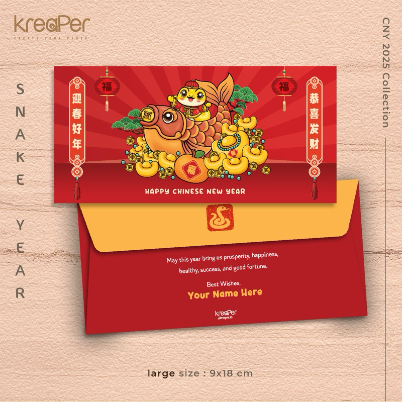 

AMPLOP / ANGPAO IMLEK CNY 2025 TAHUN ULAR PREMIUM (SNAKE-09)