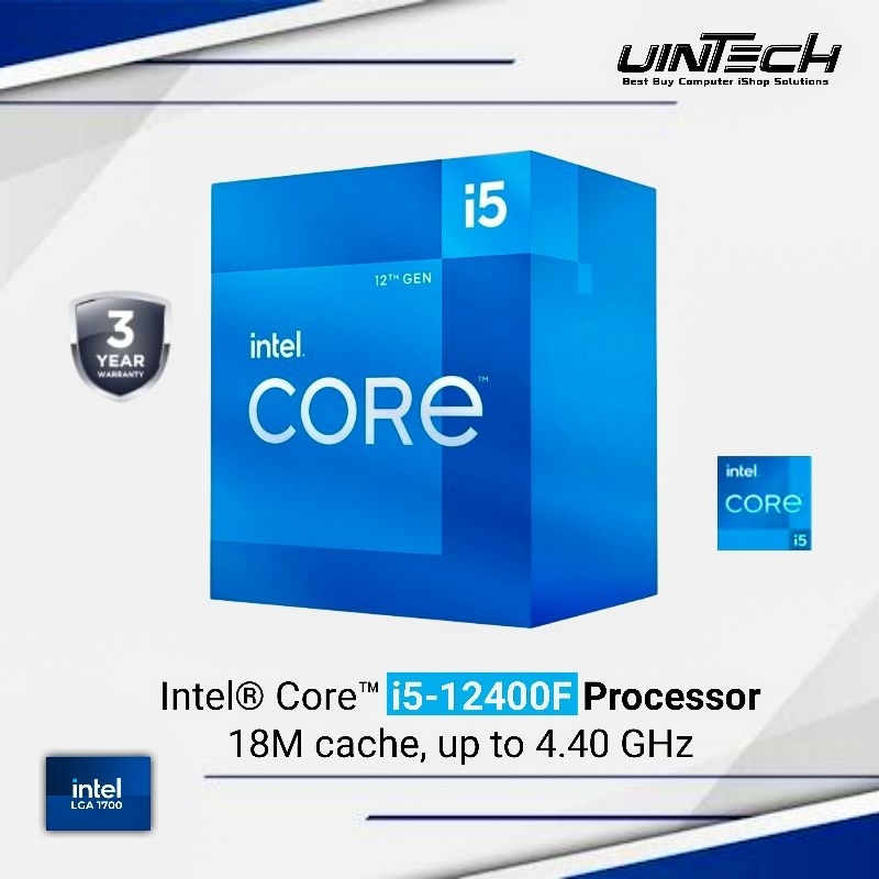 Processor Intel Core i5 12400F LGA 1700
