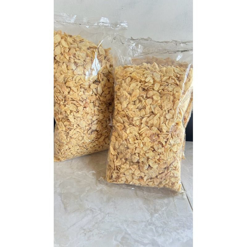 

BAWANG PUTIH 1KG, Bawang Putih Goreng Renyah Campuran Tepung 1000g