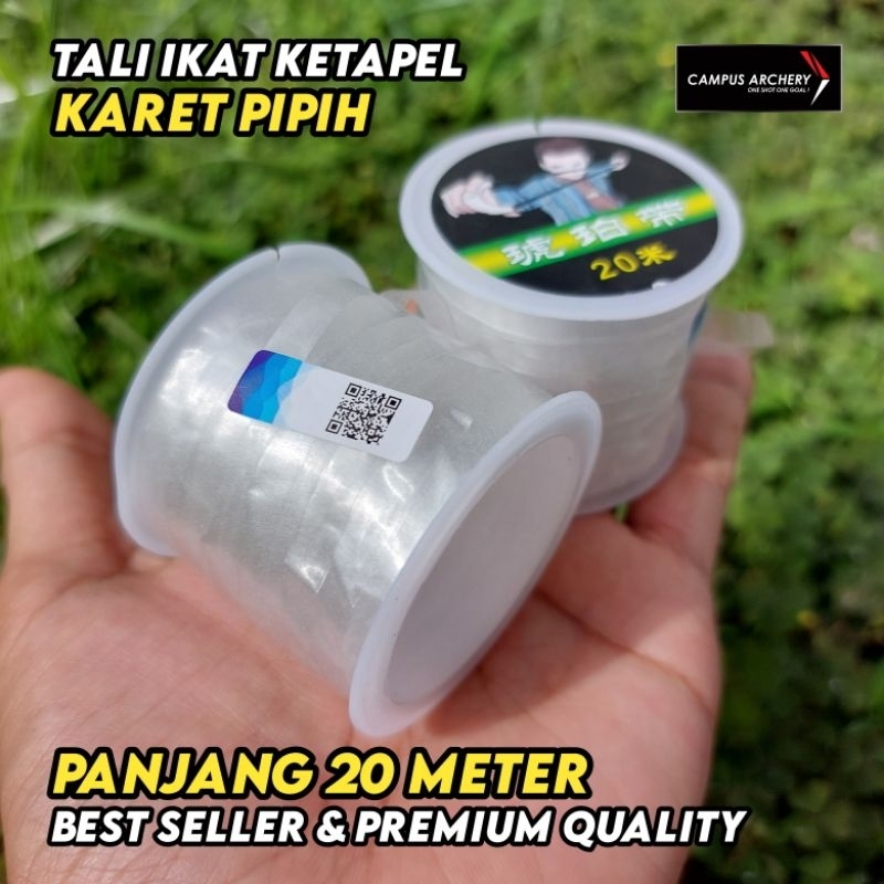 Karet Tali Ikat Ketapel Pipih Elastis