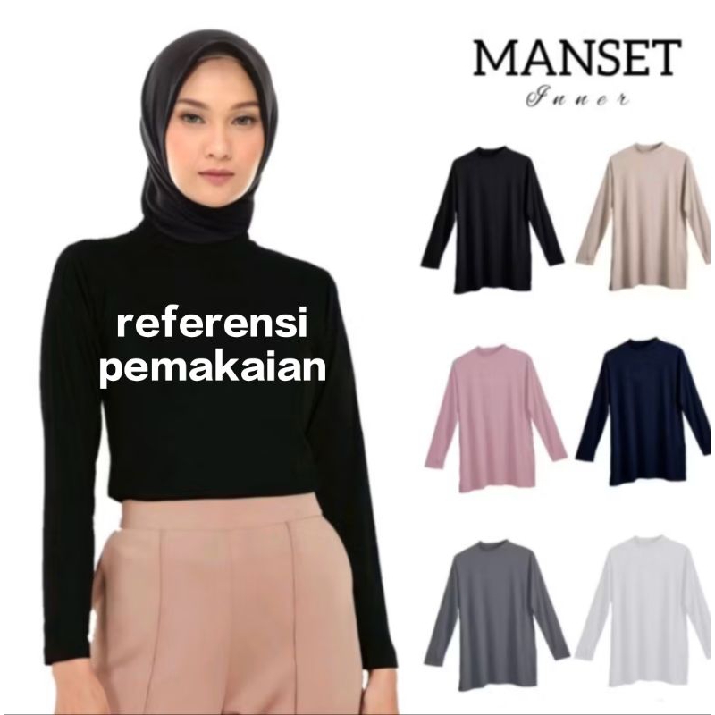 (MAREEMA.ID) Manset Inner Tangan panjang Wanita Daleman Hijab Muslimah manset wanita premium manset 