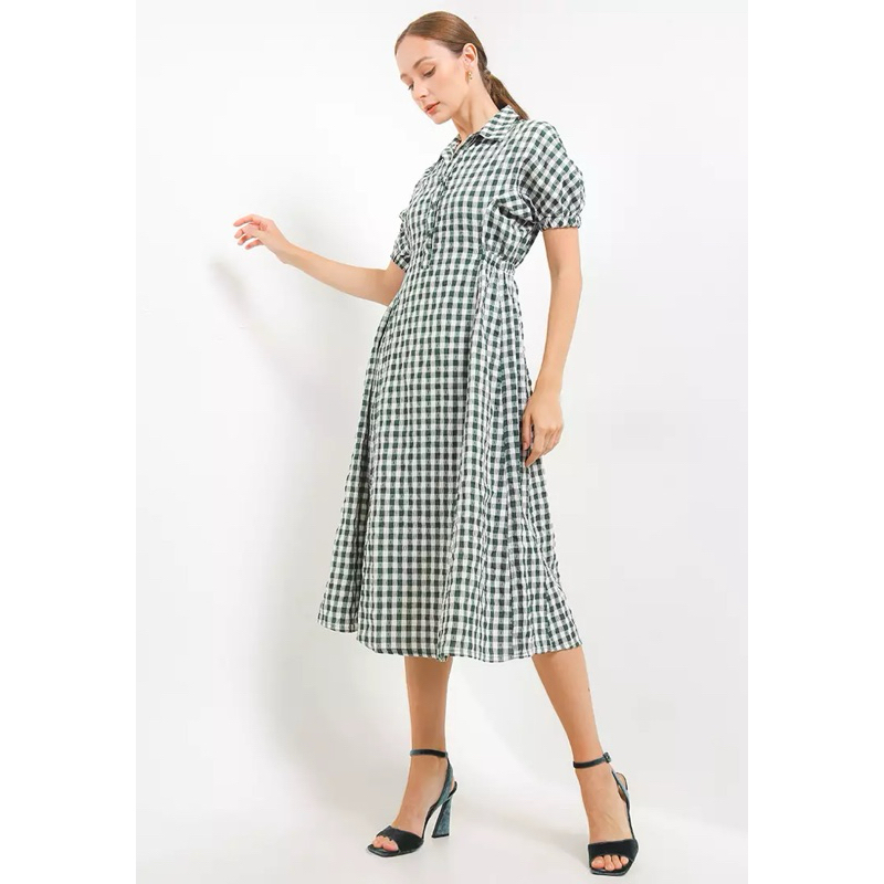 EXIT DRELA ORIGINAL MATAHARI Green Dress - tag. 729.900