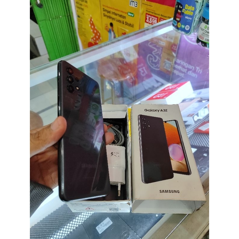 SAMSUNG A32 6/128GB BEKAS FULLSET