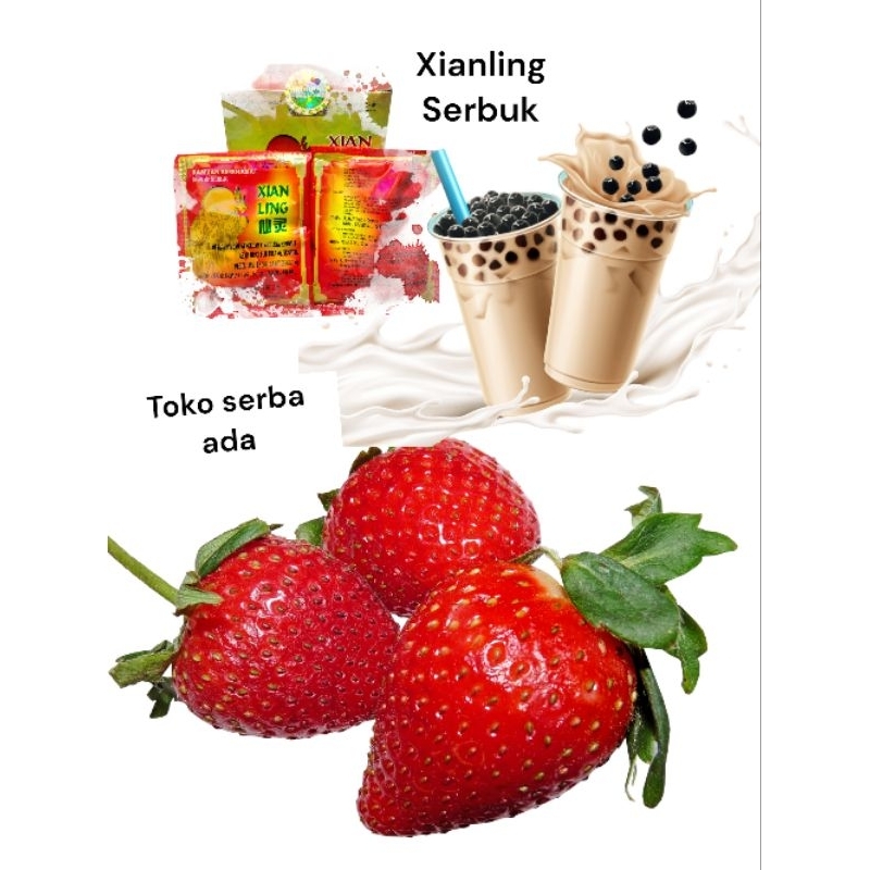 

minuman bubuk buah merk Xi'an Ling