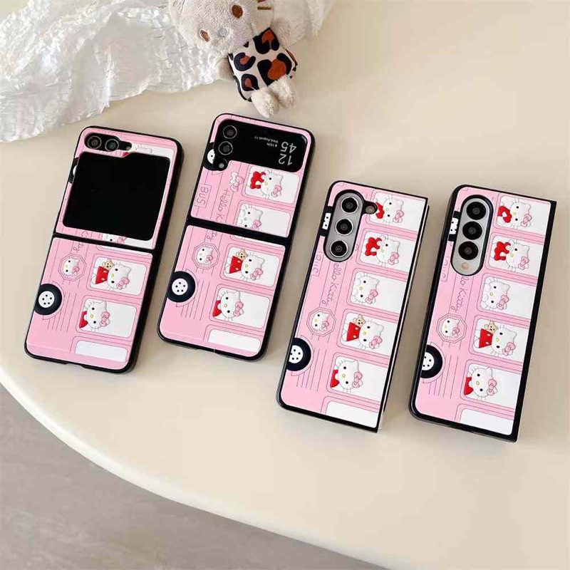 Case Unik Hellokitty Bentuk Bus Mobil Sanrio Cute Unik Kekinian Viral Murah Imut Casing Hp Bahan TPU