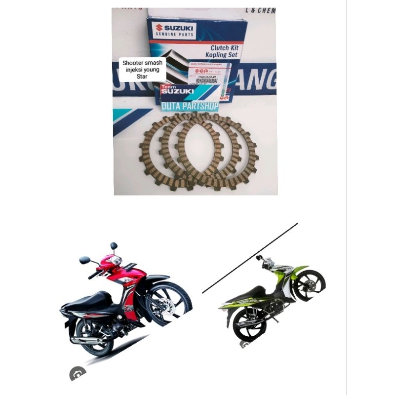 kampas kopling plat kopling shooter smash fi injeksi young Star original Suzuki Genuine Part SGP