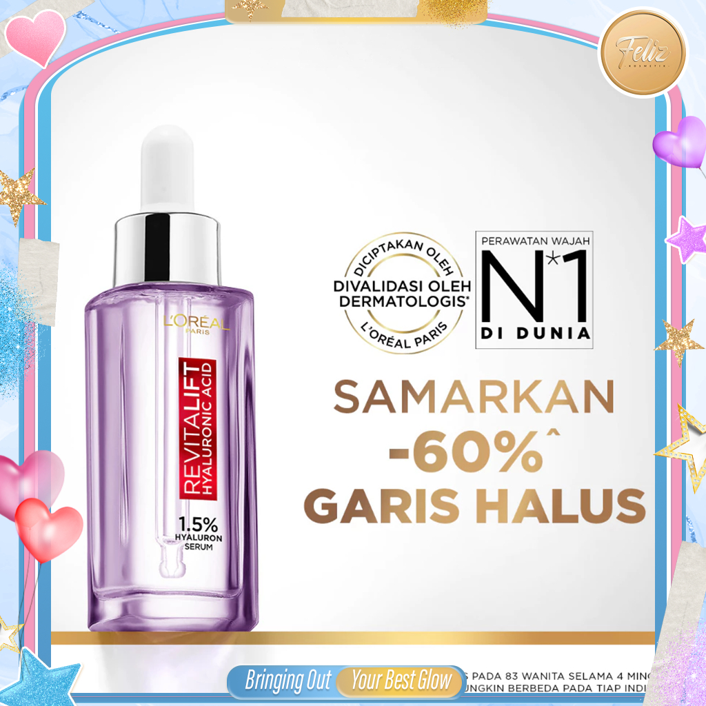 * FELIZ * LOREAL PARIS Revitalift 1.5% Hyaluronic Acid Serum