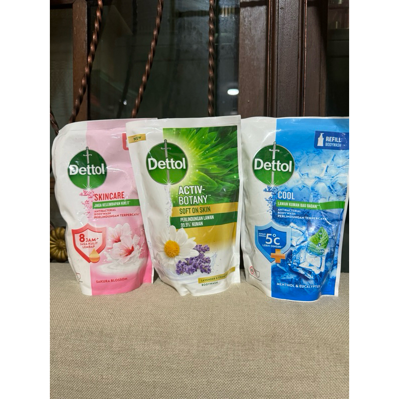 Dettol Bodywash Cair 370ml Refil