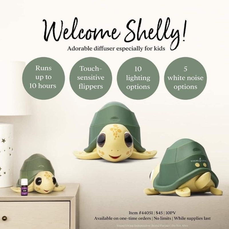 Shelly Diffuser YoungLiving Turtle