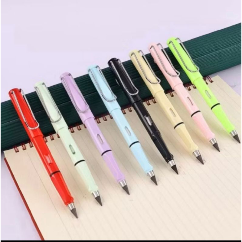 

Pensil Abadi Eternal/Penghapus/Pensil Tanpa Batas/Pensil Eternal Plus Eraser / Pensil Tidak Bisa Habis Pensil Magic / Unlimited.