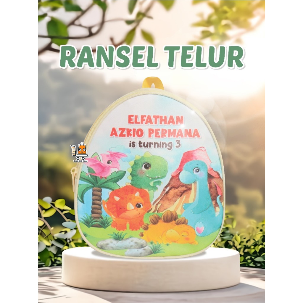 

RANSEL TELUR / ransel / goodie bag ulang tahun anak / souvenir ulang tahun