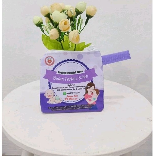 

Dompet KB Mini Souvenir Bidan Custom