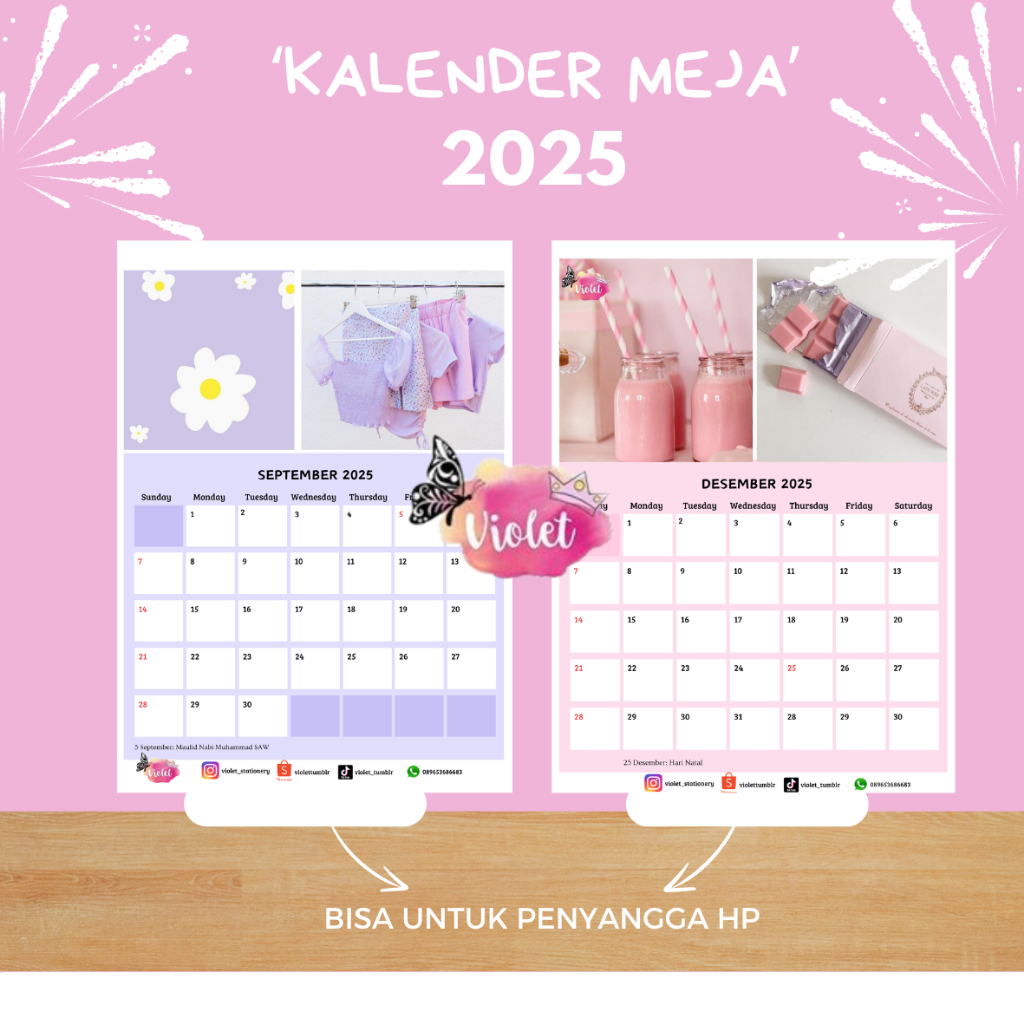 

KALENDER MEJA TUMBLR 2025