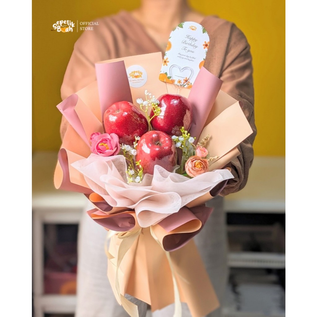 

Sepetikbuah - Red Apples Bouquet | Buket Buah Apel Merah