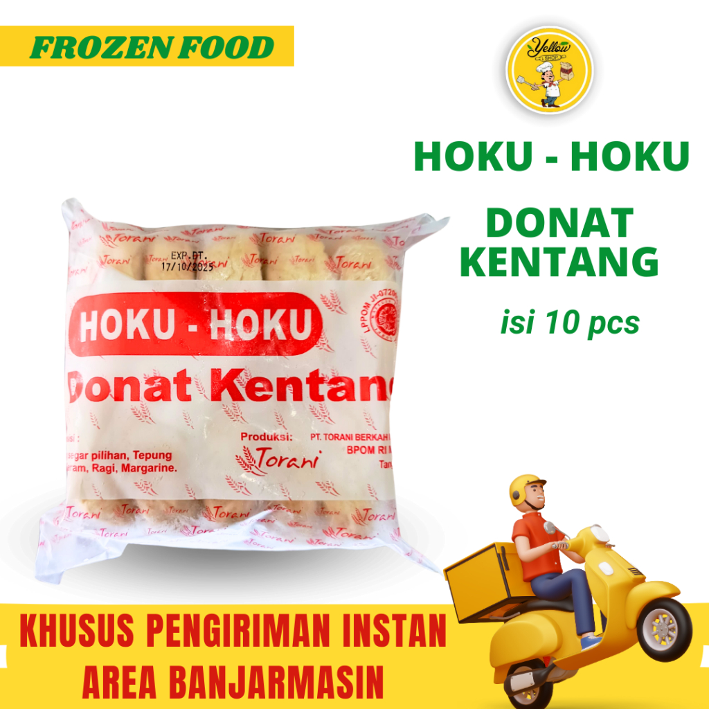 

HOKU-HOKU DONAT FROZEN ISI 10 / FROZEN FOOD