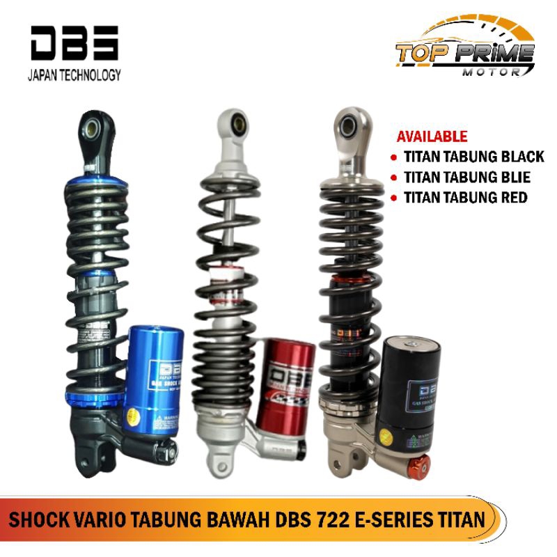 Shockbreaker Tabung Bawah Vario 125 DBS 722 E-SERIES 330mm VARIO TABUNG BAWAH DBS 722 E-SERIES 330mm