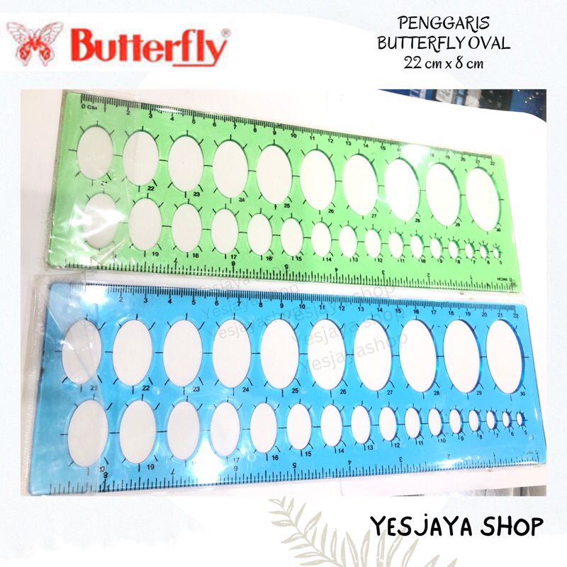

{1 pc} Penggaris Butterfly Oval / Penggaris Oval / Penggaris Cetakan Bentuk Oval / Penggaris 22 cm