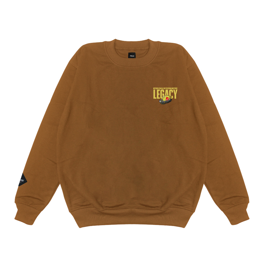 Troy Company Sweater Crewneck Old Mustard Legacy - Sweater Crewneck Pria Mustard SW 2873