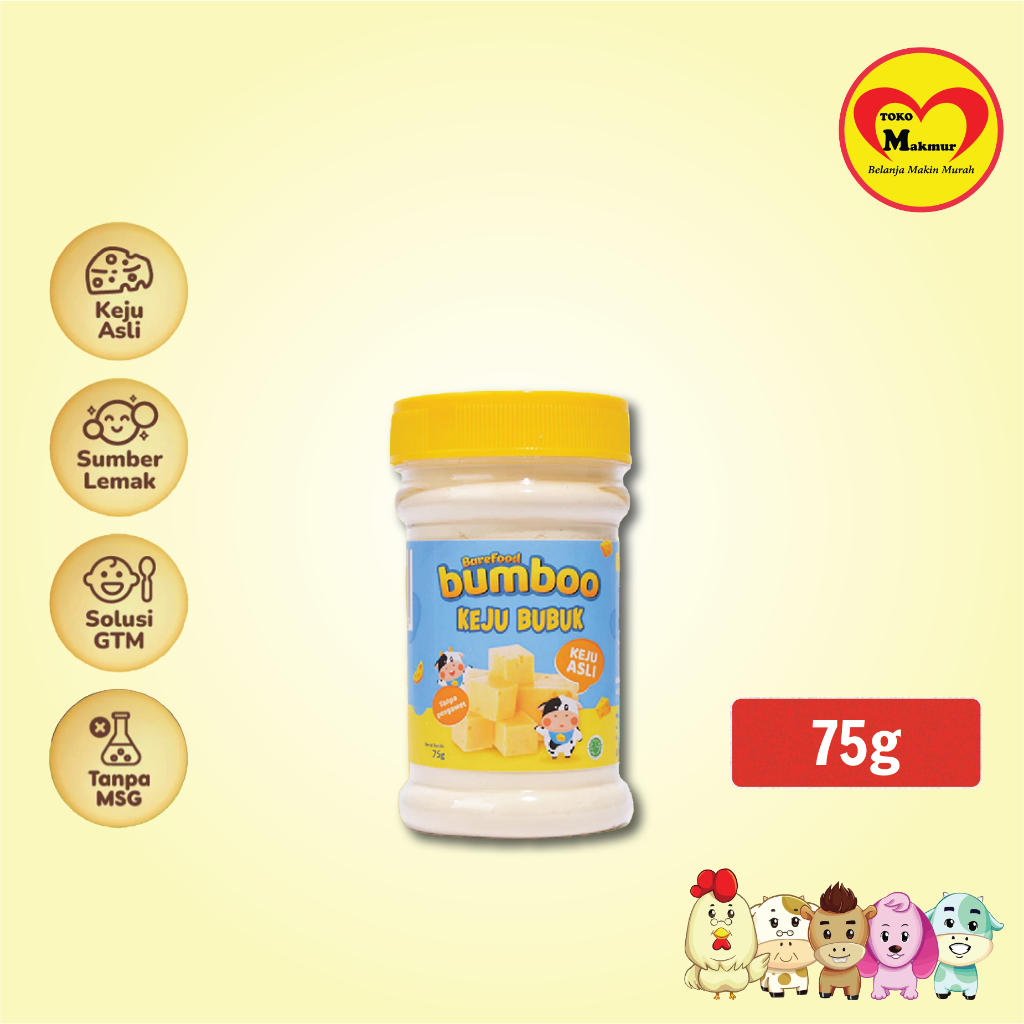 

Bumboo Keju Bubuk 75gr / Toko Makmur Pondok Jati