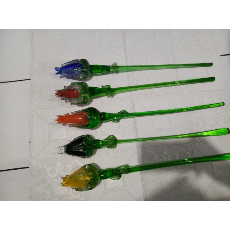 bunga crystal bohemia besar