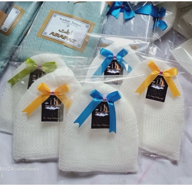 SOUVENIR KOPYAH RAJUT SOUVENIR HAJI UMROH TAHLIL 1000 HARI