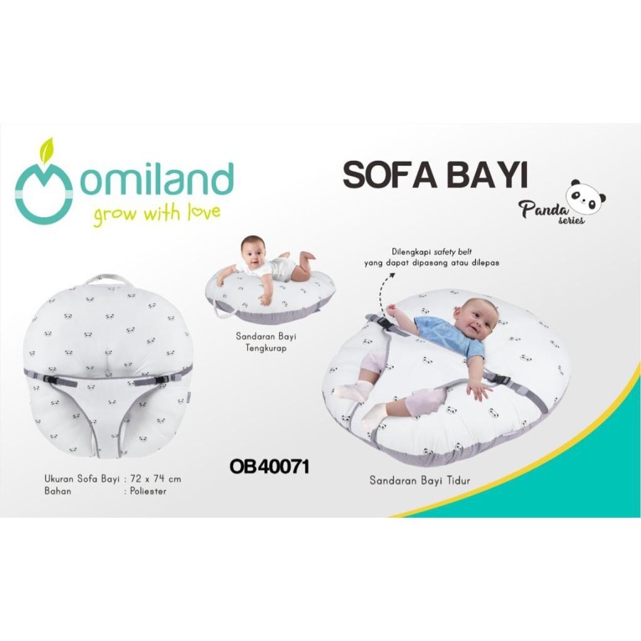 Omiland Sofa Bayi Alpaca dan Panda Series